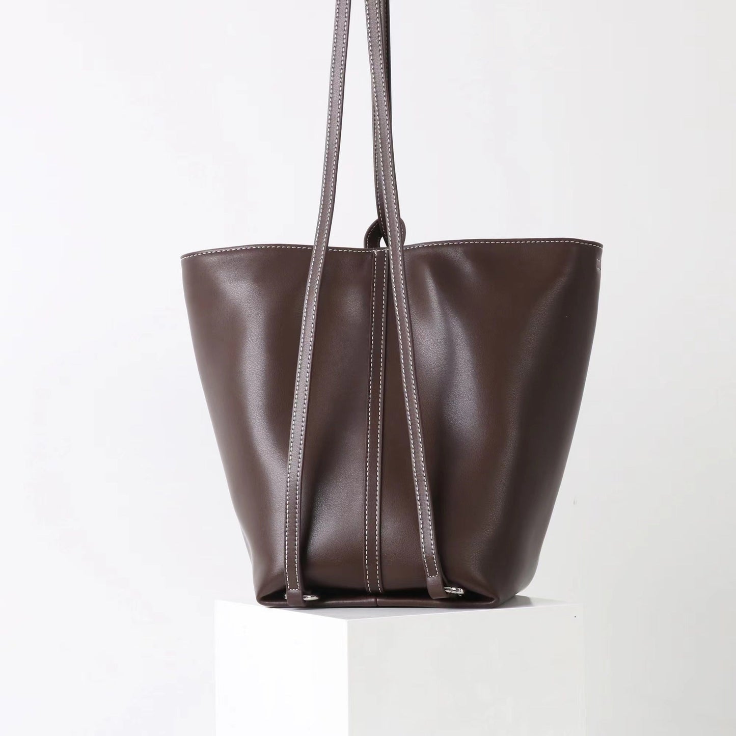 WW | Stylish Robust Brown Embossed Chest Bag
