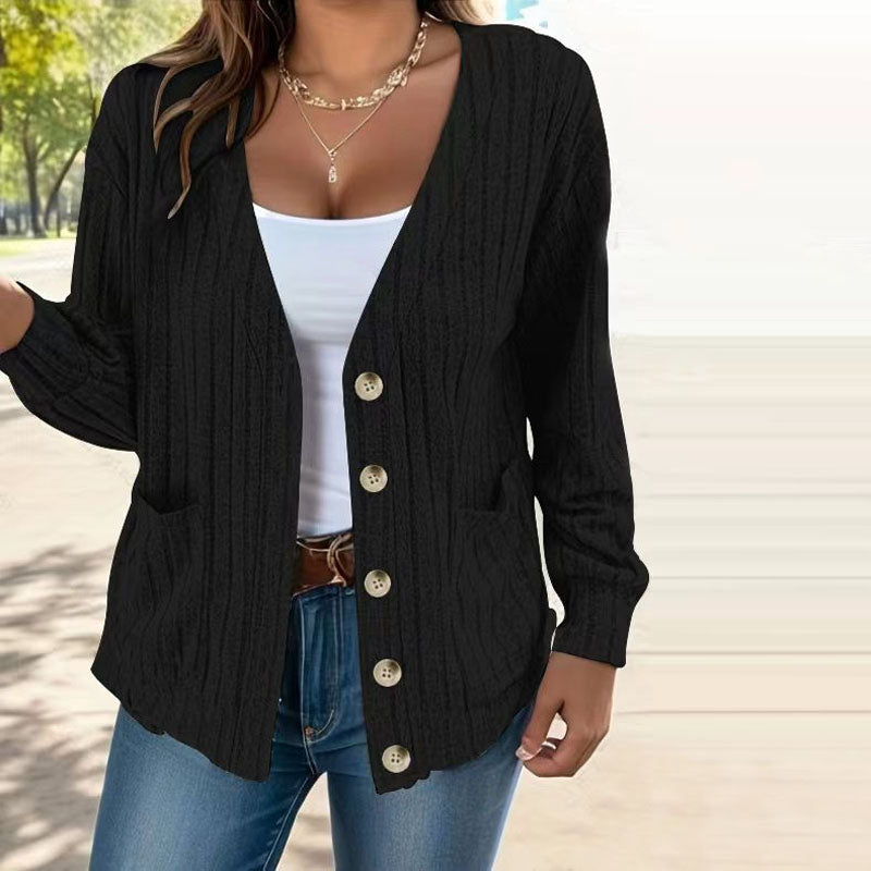 WW | Warme Strickstrickjacke für Kalte Tage