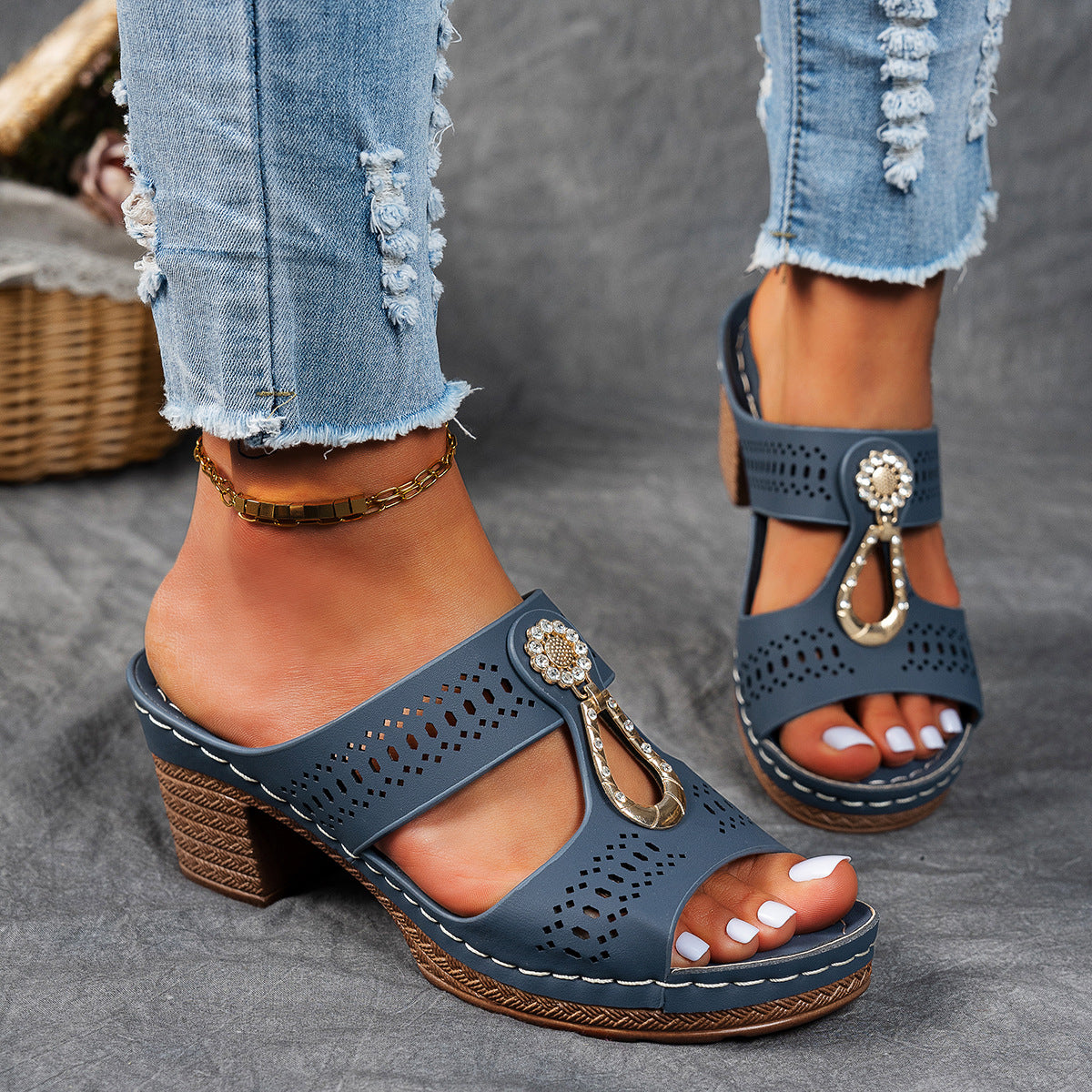 Helena | Orthopädische Strassabsatz-Sandalen