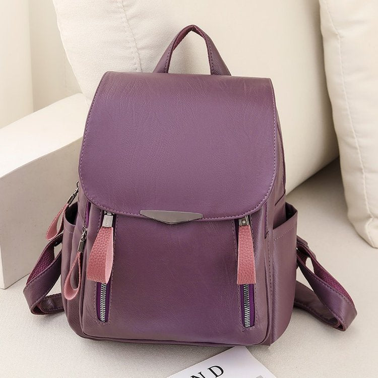 WW | Diebstahlsicherer Lederrucksack Für Damen