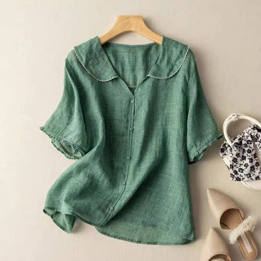 Nivara™ | Casual Linen Blouse