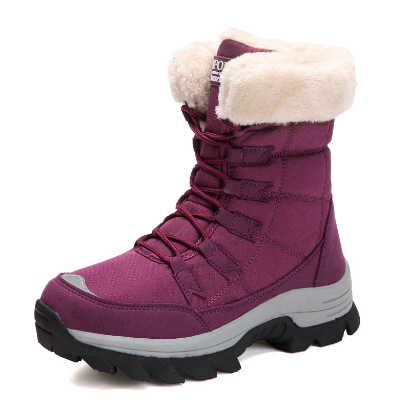 Damen Isolierte Winterstiefel mit rutschfester Sohlenkonstruktion und kuscheligem Innenfutter WW