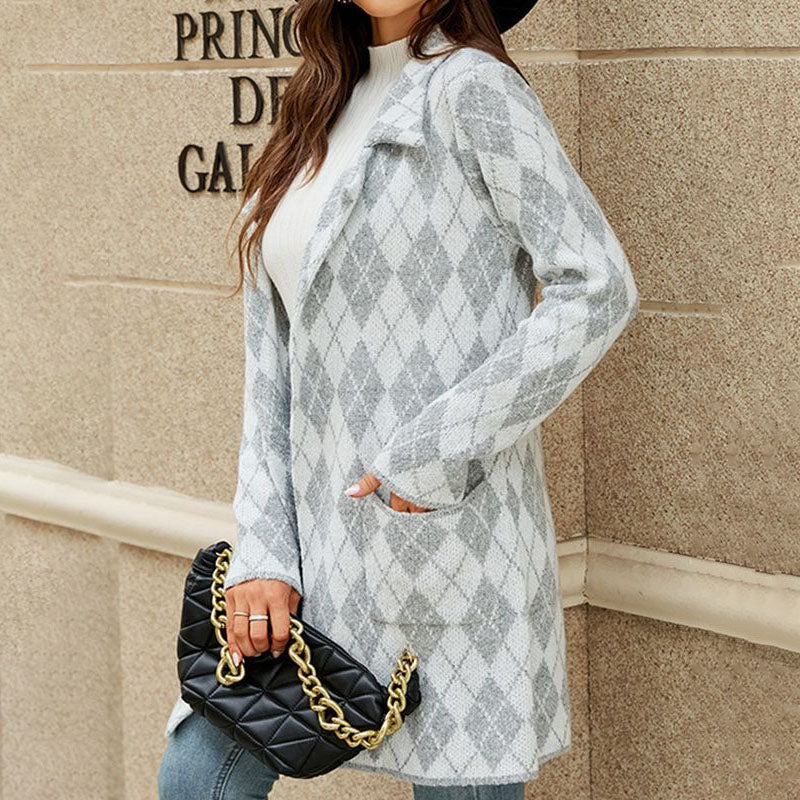WW | Geometric Knit Coat