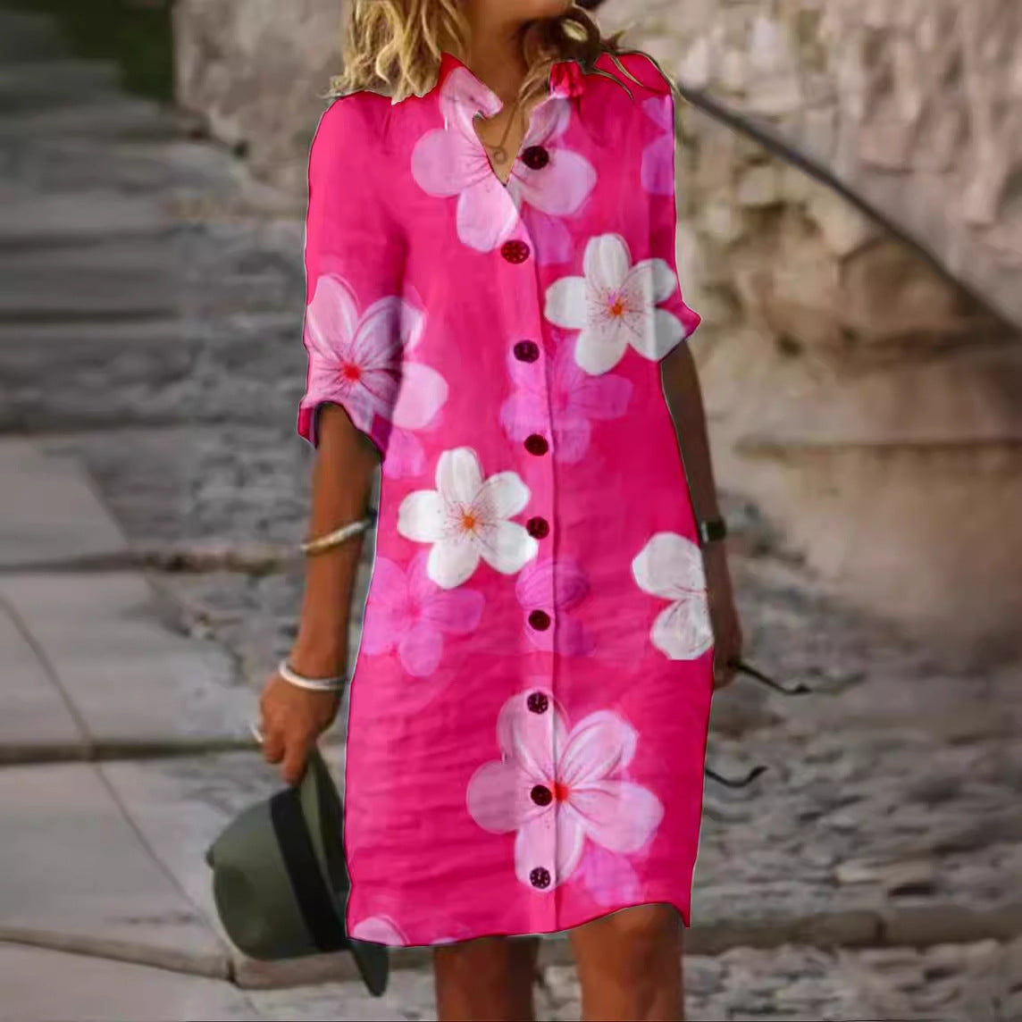 WW | Casual Cotton Linen Dress