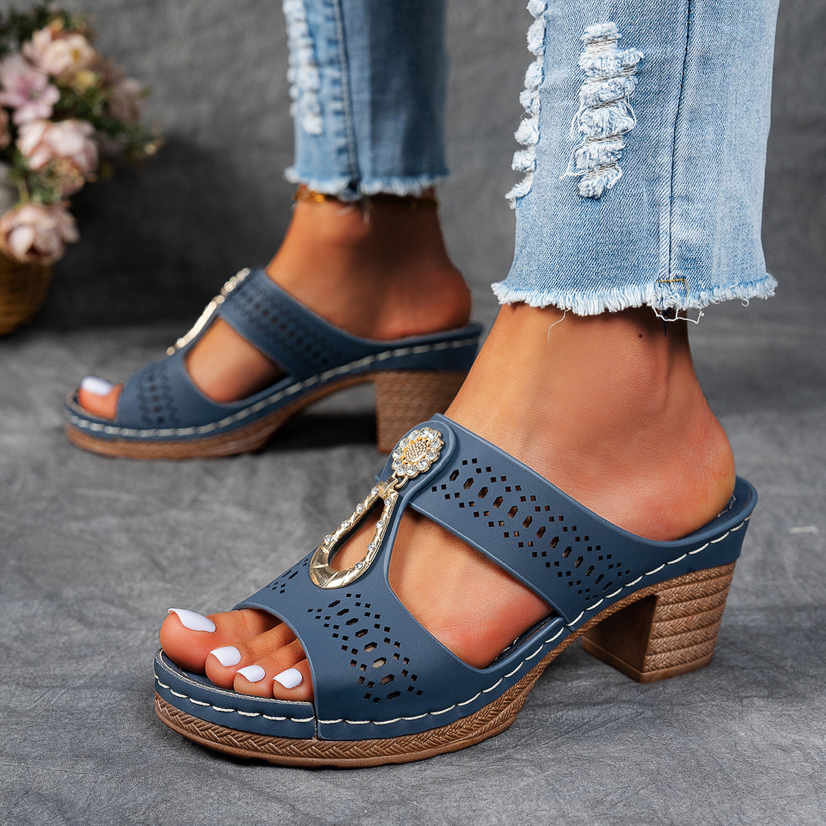 Helena | Orthopädische Strassabsatz-Sandalen