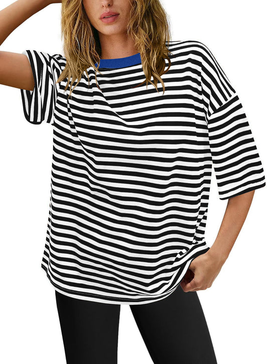 Women's Plus Size Striped T-Shirt WW