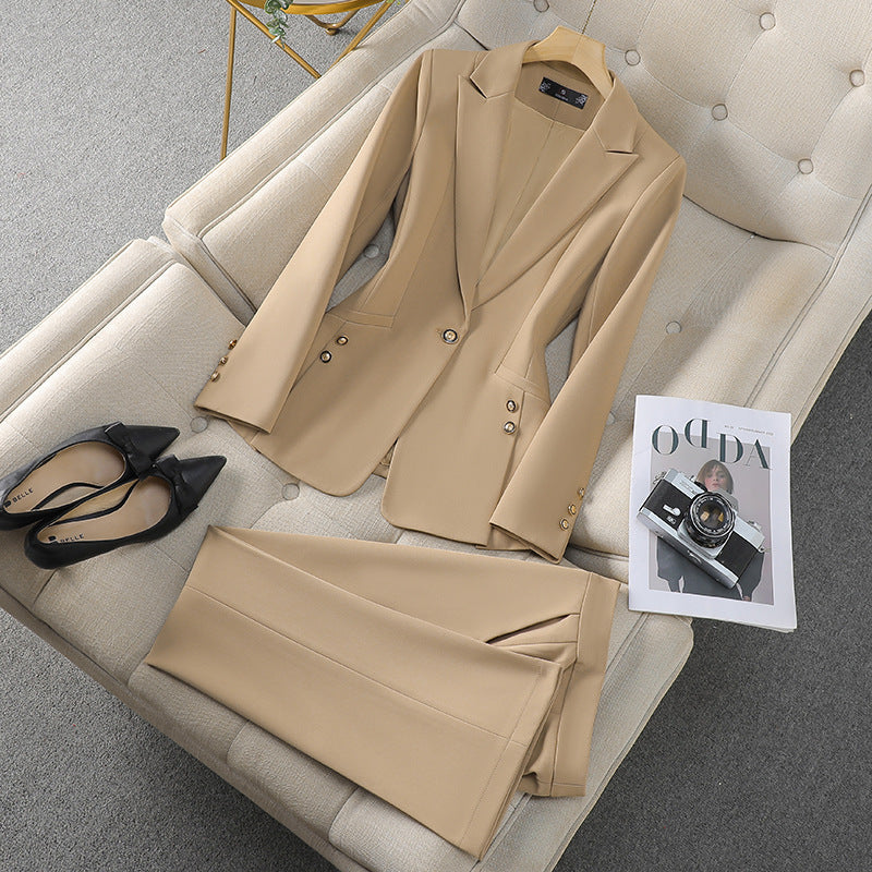 WW | Blazer Set Tailored Fit Classic Lapel Formal Style