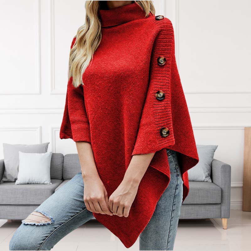 WW | Pullover Aus Einfarbiger Strickware mit Komfort