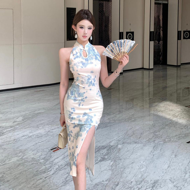 WW | Socialite Cheongsam Vintage Slim Kleid