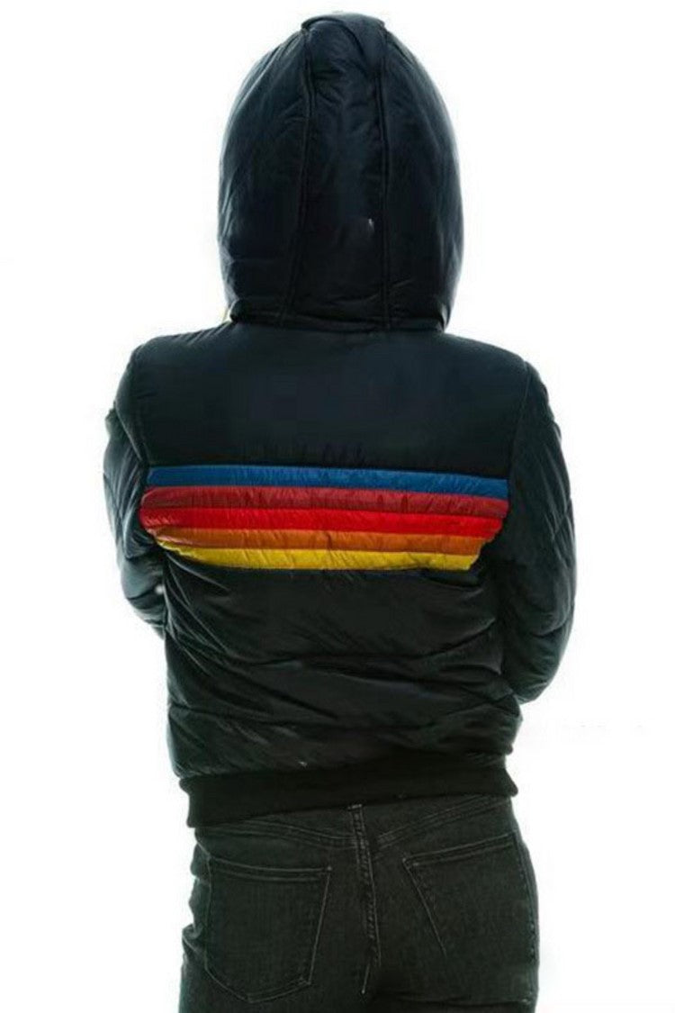 WW | Hooded Retro Stripe Jacket