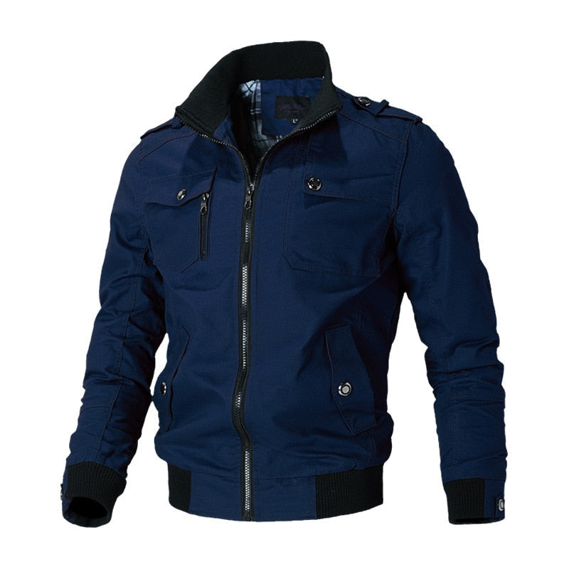 WW | Men's Winter Jacket with Long Sleeves and Classic Fit