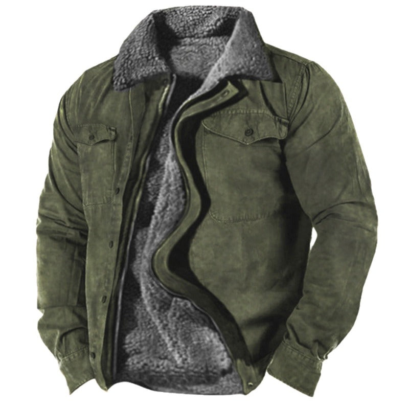 WW | Warm Winter Jacket with Fur Lining for Men