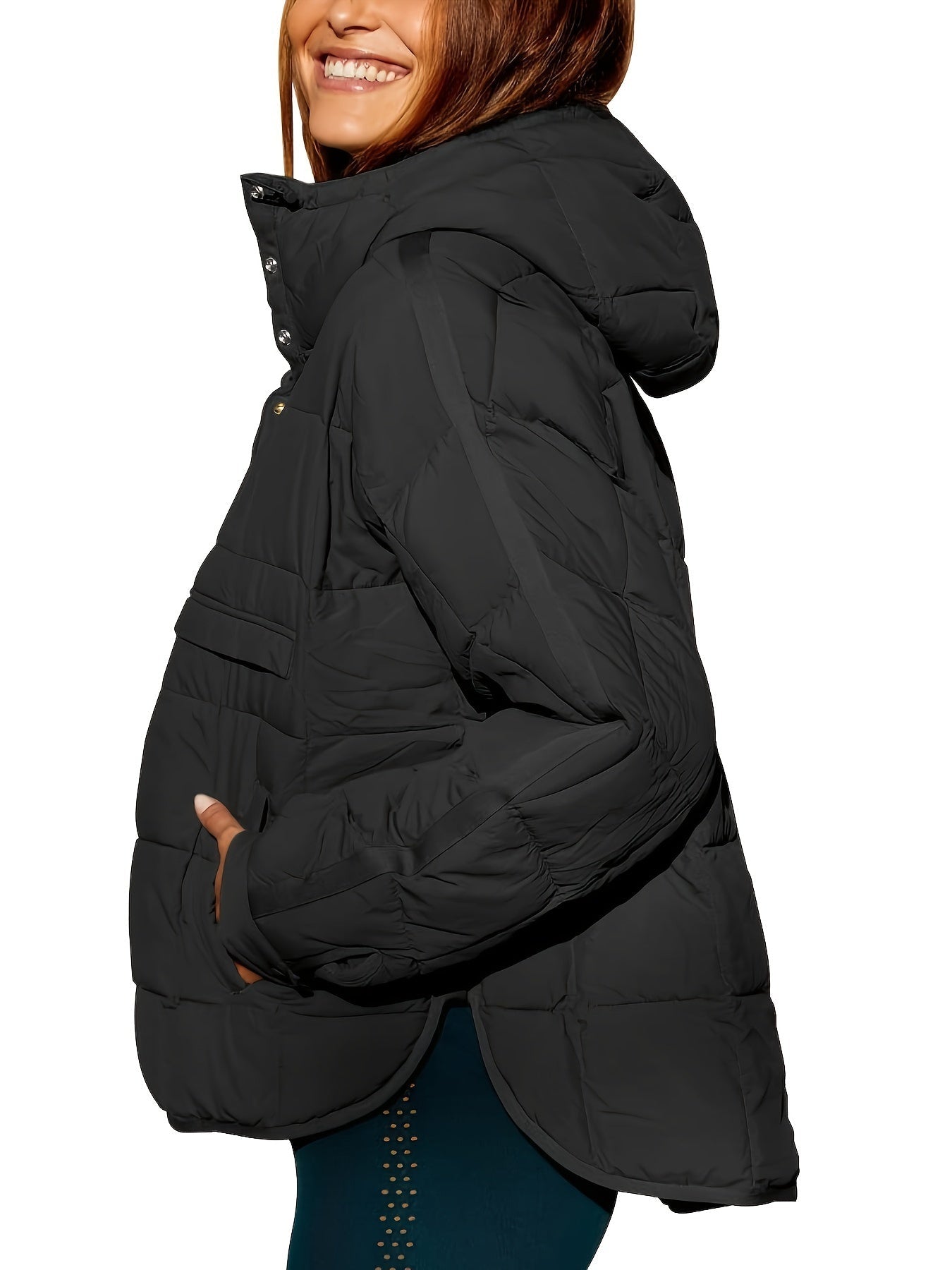 WW | Warmer, casual women's hooded coat