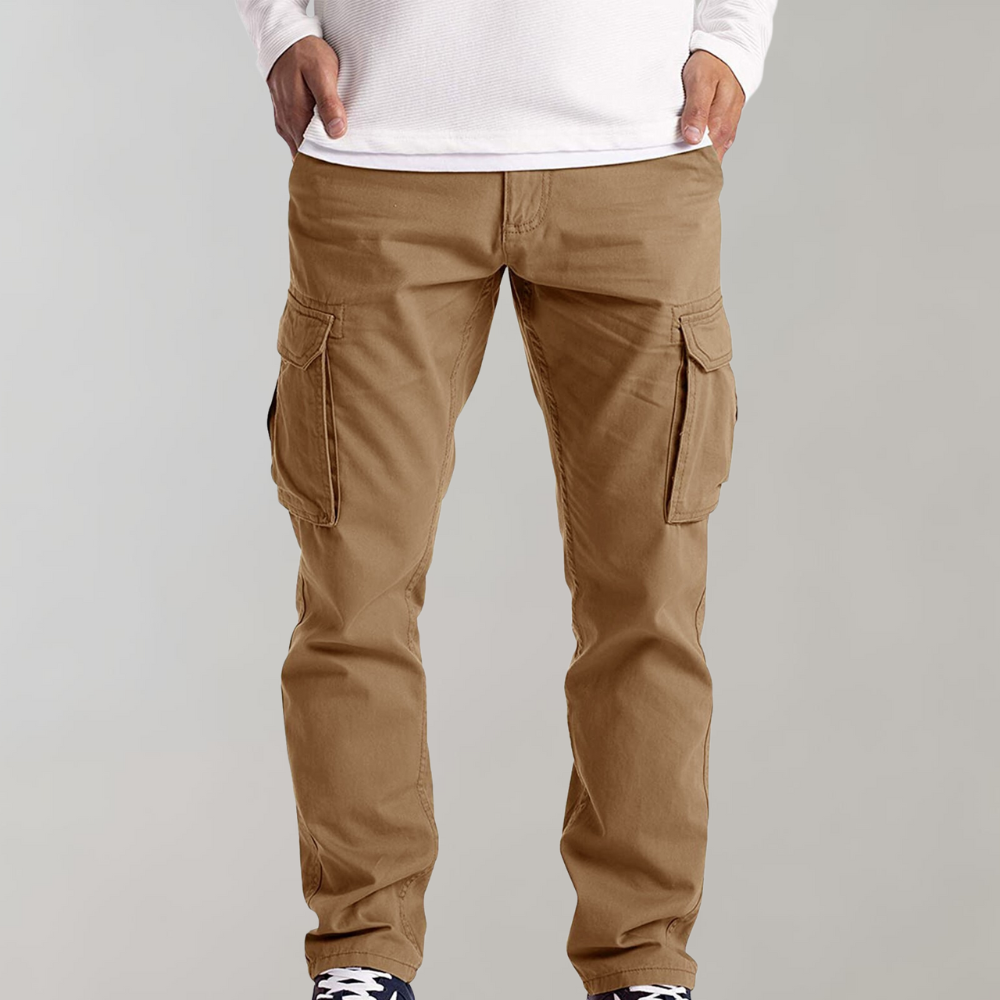WW | Cargo Pants with Side Pockets - Robust Streetwear Trousers for Everyday Wear, Outdoors & Work