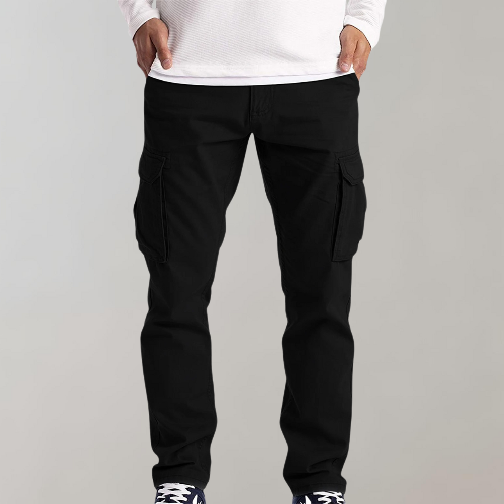 WW | Cargo Pants with Side Pockets - Robust Streetwear Trousers for Everyday Wear, Outdoors & Work