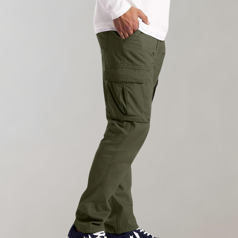 WW | Cargo Pants with Side Pockets - Robust Streetwear Trousers for Everyday Wear, Outdoors & Work