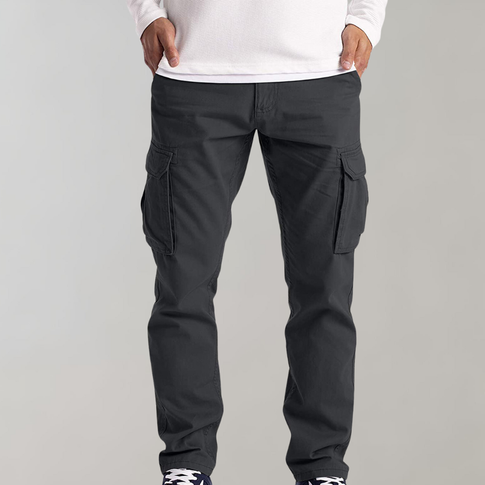 WW | Cargo Pants with Side Pockets - Robust Streetwear Trousers for Everyday Wear, Outdoors & Work