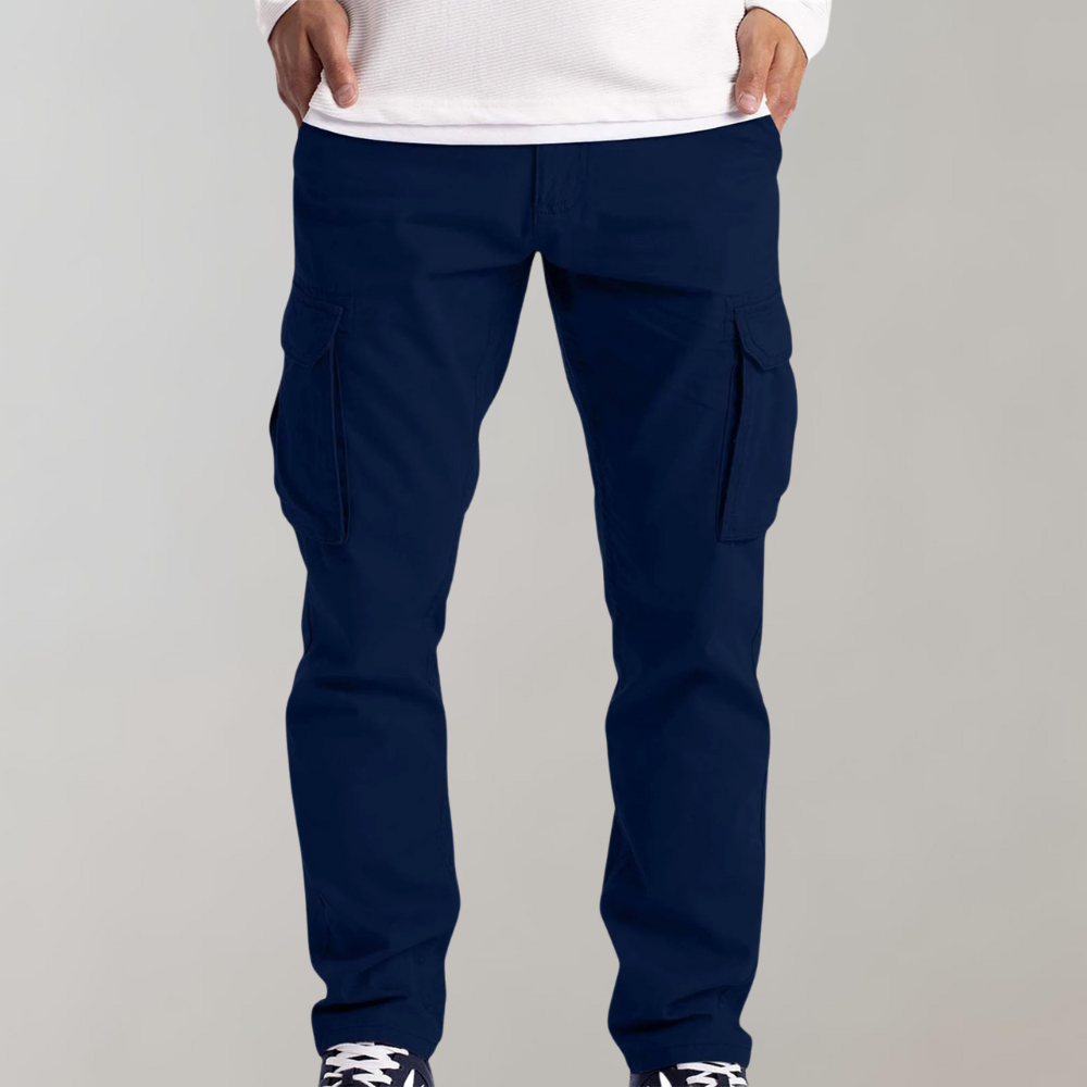 WW | Cargo Pants with Side Pockets - Robust Streetwear Trousers for Everyday Wear, Outdoors & Work