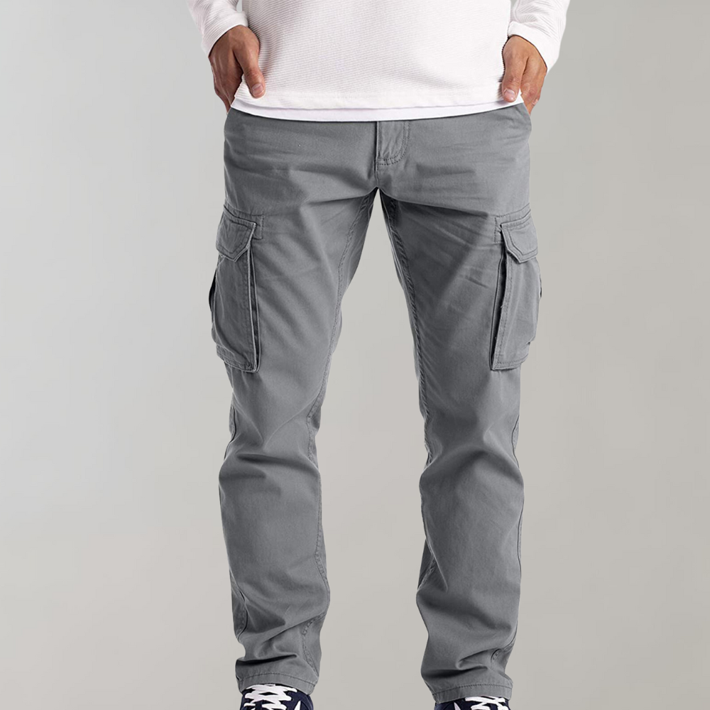 WW | Cargo Pants with Side Pockets - Robust Streetwear Trousers for Everyday Wear, Outdoors & Work