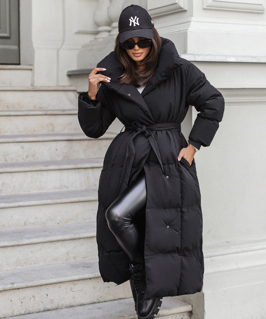 WW | Damen Oversized Lange Gesteppten Winterparka
