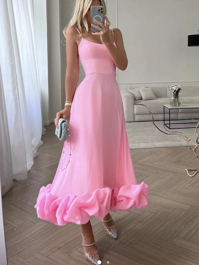 Violet™ | Elegantes Rüschenkleid