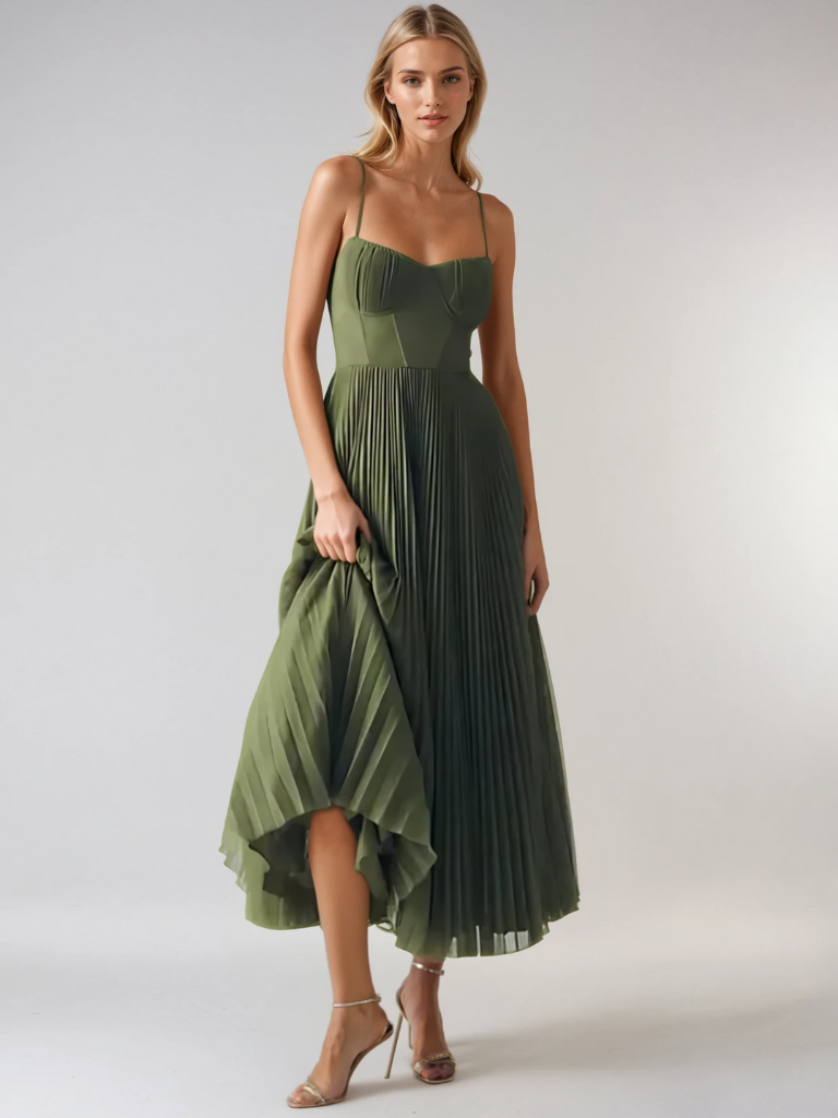 Lorelei™ | Dress with Emerald Elegance