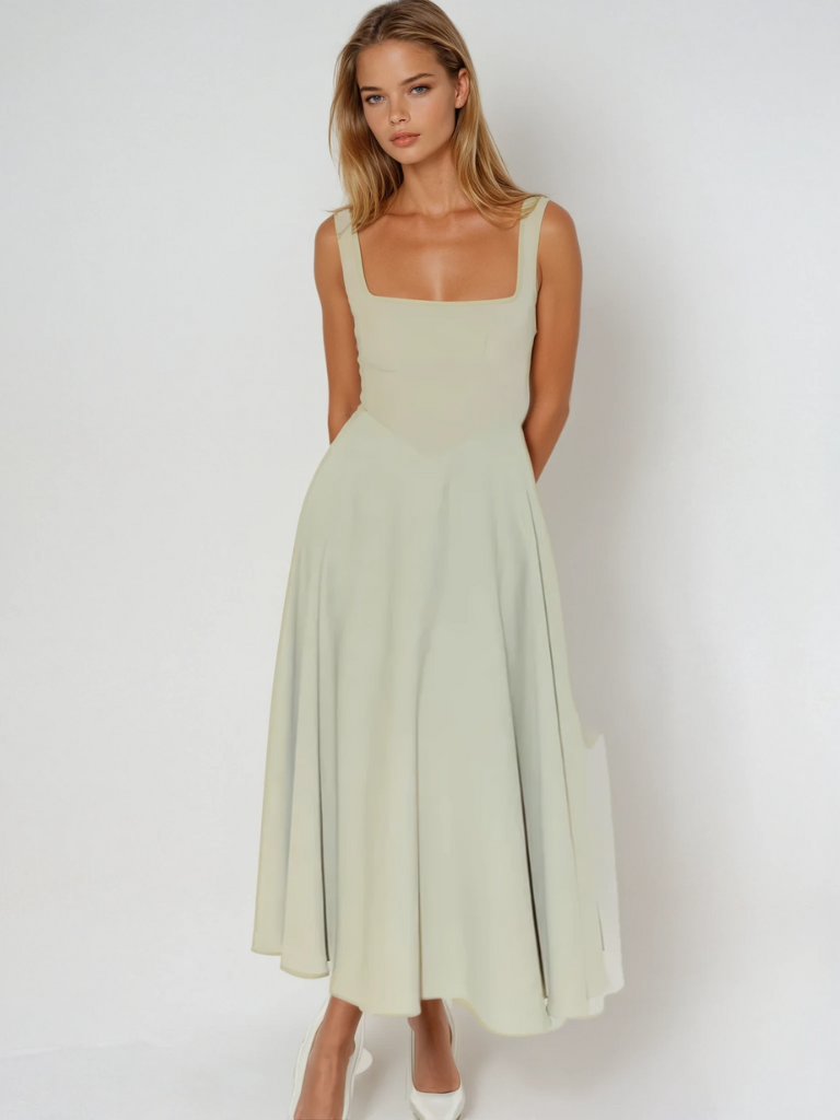 Lucinda™ | Dress with crimson elegance