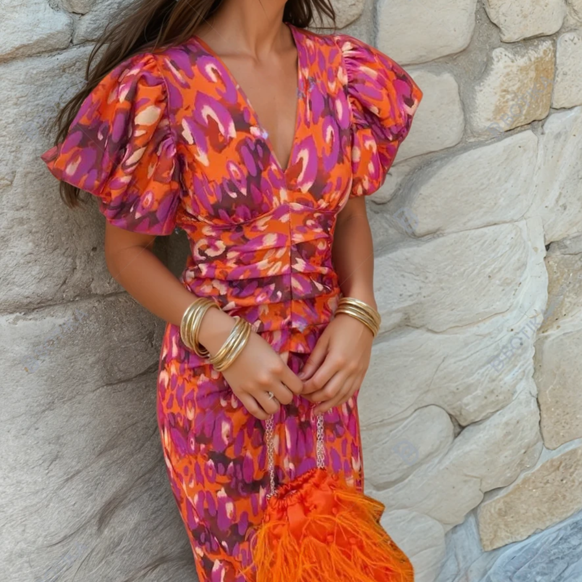 Carole | Lively Fiesta Dress with Spectacular Details