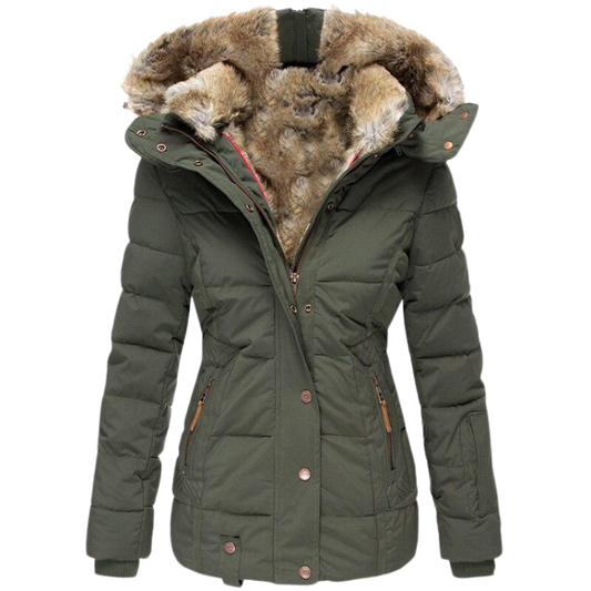 WW | Damen Freizeitlederjacke mit Kapuze