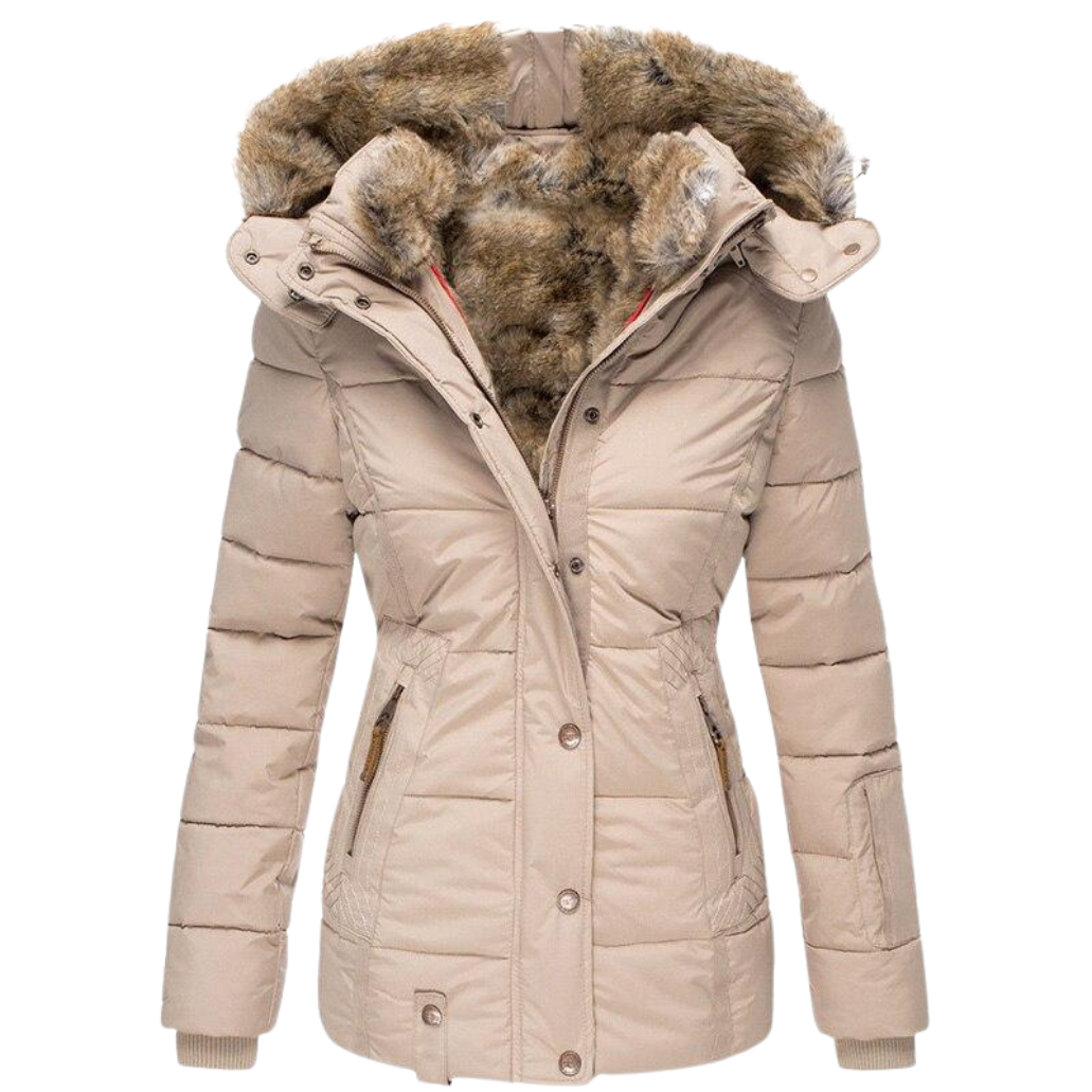WW | Damen Freizeitlederjacke mit Kapuze
