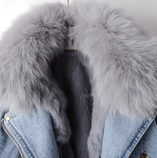 WW | Bio Jeansjacke mit Ultrafeinem Fellfutter