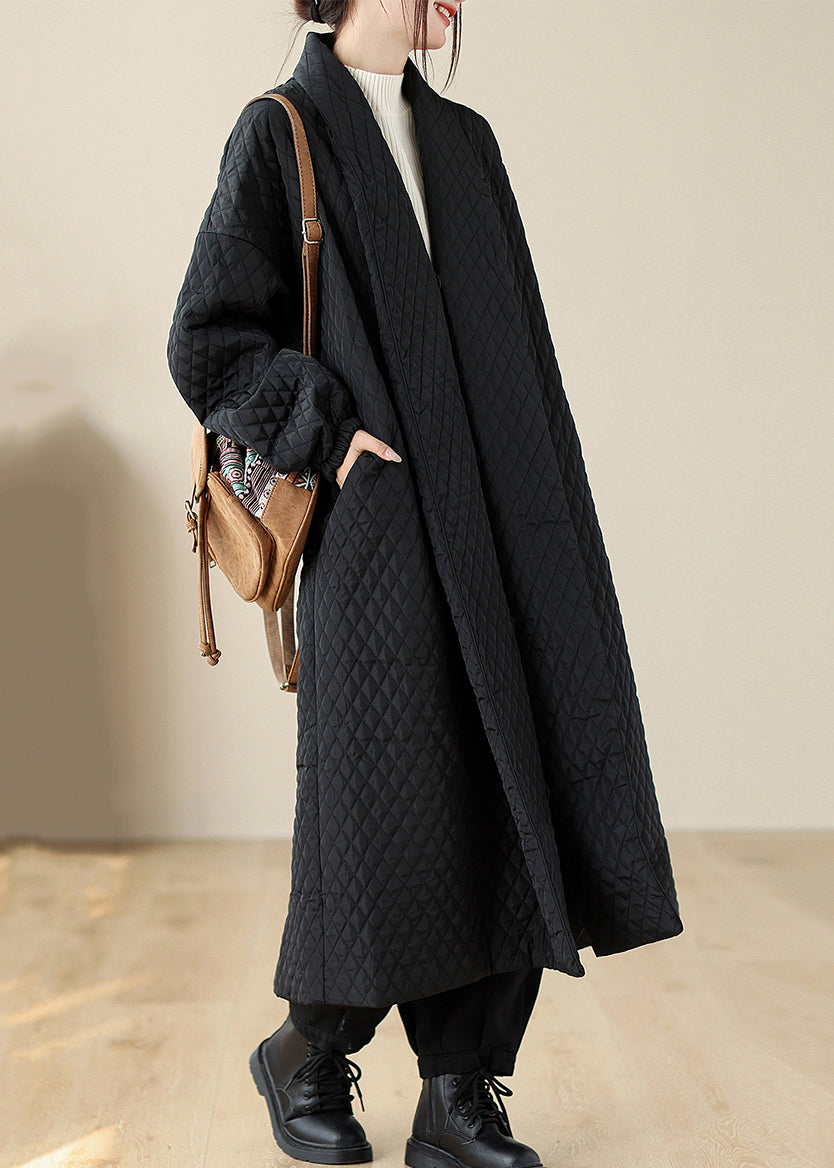 WW | Design Schwarz Taschen Dick Locker Fein Baumwolle Gefüllte Mäntel Winter