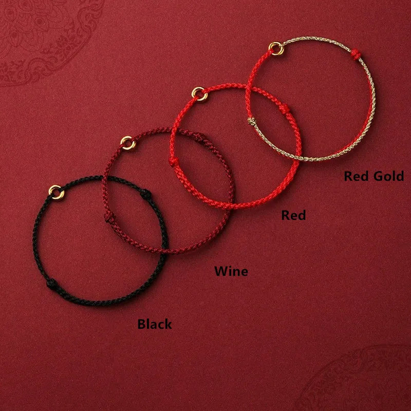 WW | Hand-Woven Golden Circle Bracelet