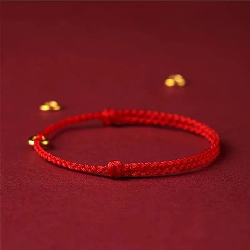 WW | Hand-Woven Golden Circle Bracelet