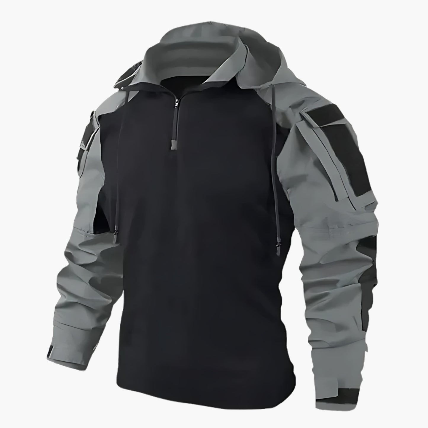 WW | Half Zipper Hooded Tactical Jacket Men's Jacket