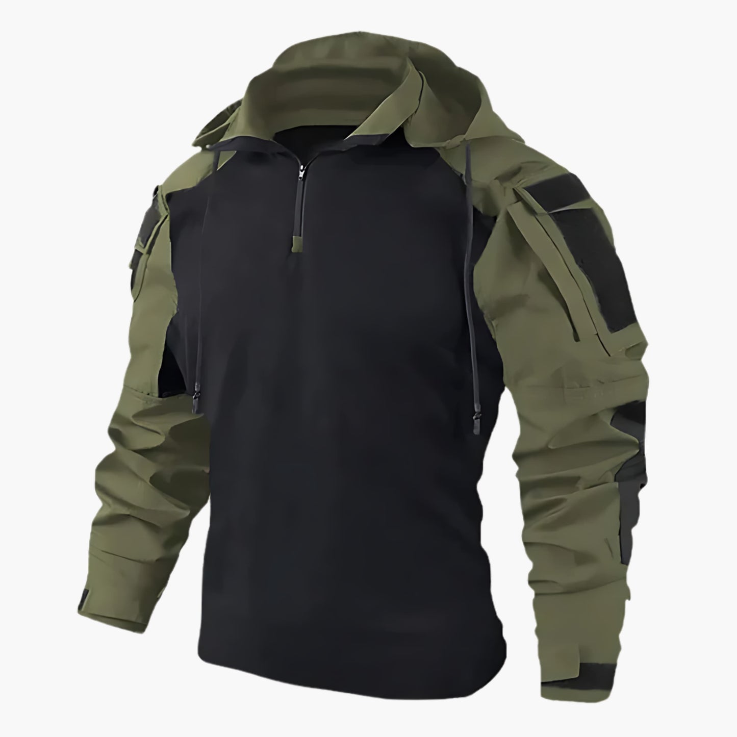WW | Half Zipper Hooded Tactical Jacket Men's Jacket