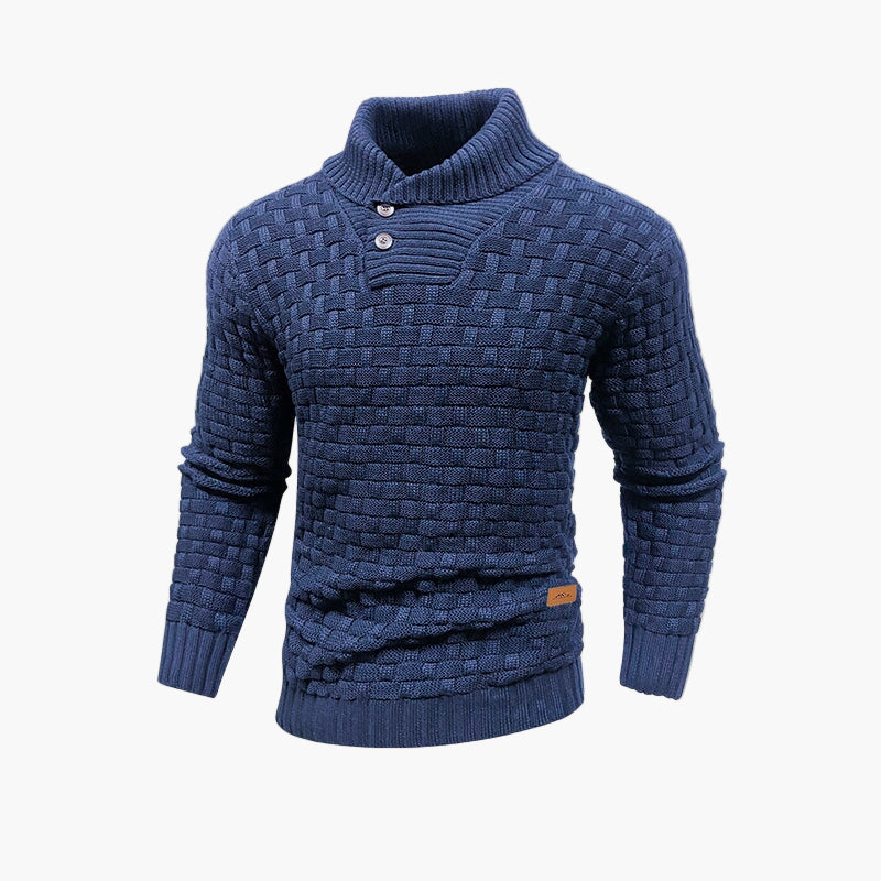 WW | Fashionable Knitted Sweater with Button Placket - Elegant Casual Look for Autumn & Winter