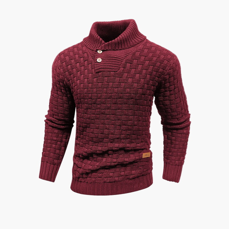 WW | Fashionable Knitted Sweater with Button Placket - Elegant Casual Look for Autumn & Winter