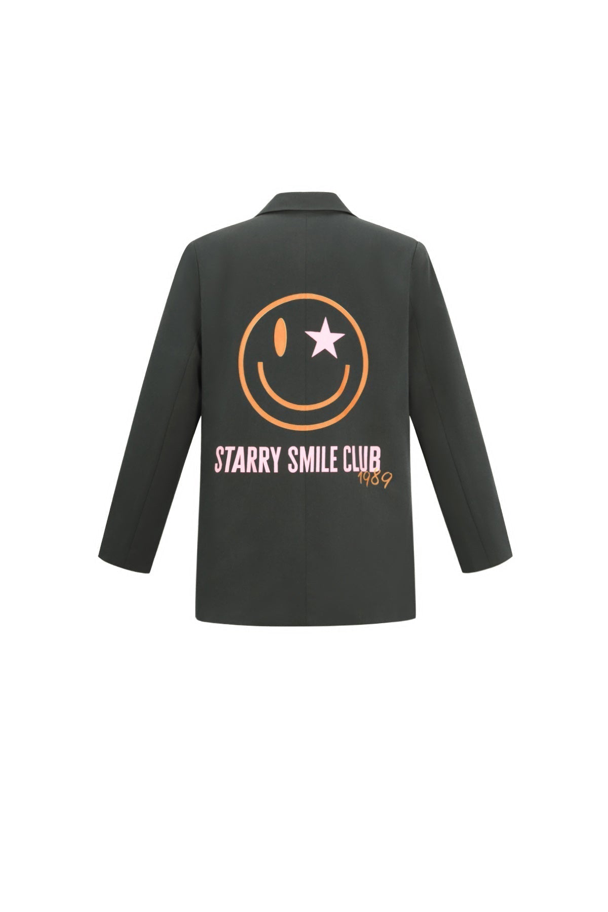 WW | Blazer Sterne Bedruckt Locker Sitzender Blazer Damenblazer
