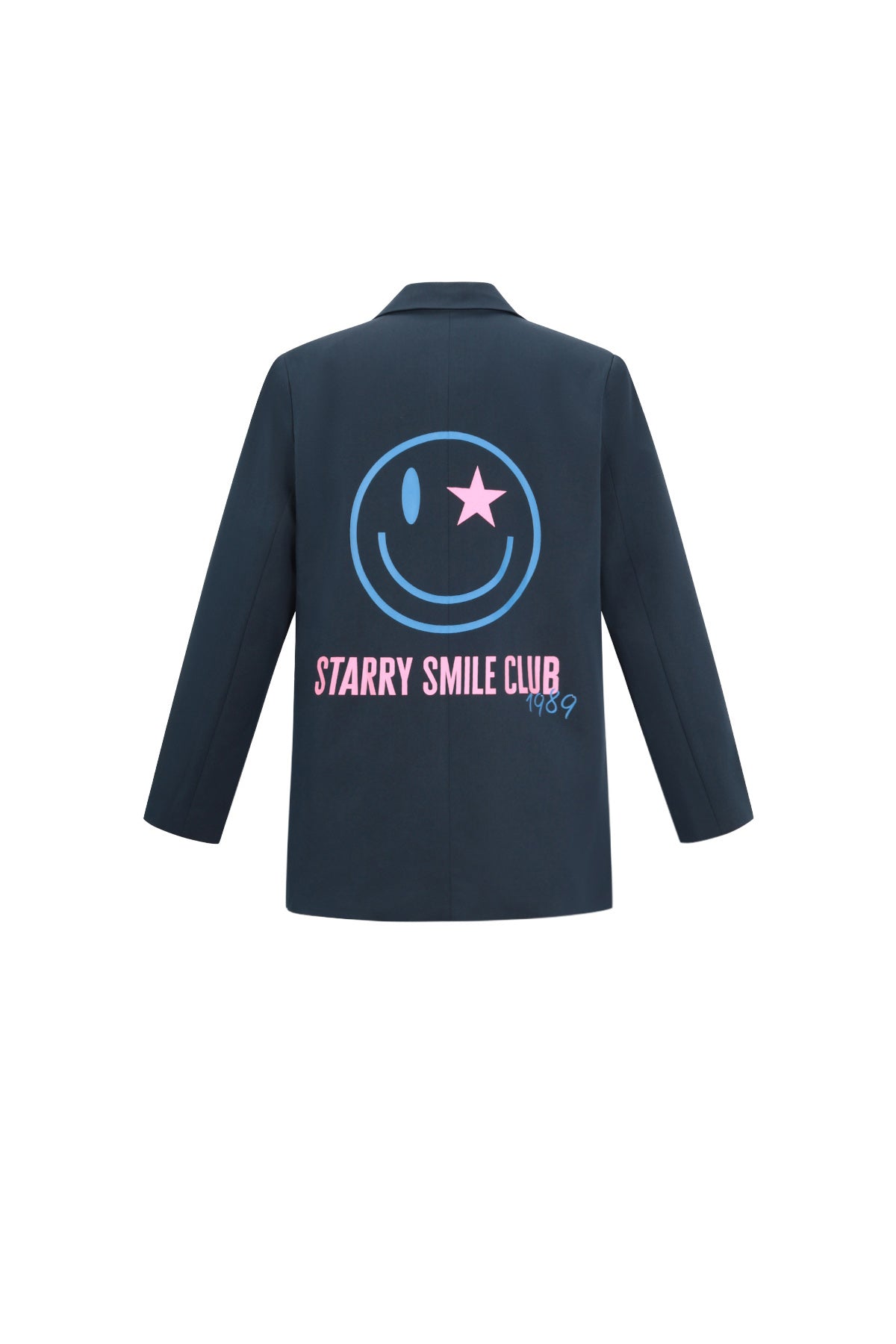 WW | Blazer Sterne Bedruckt Locker Sitzender Blazer Damenblazer