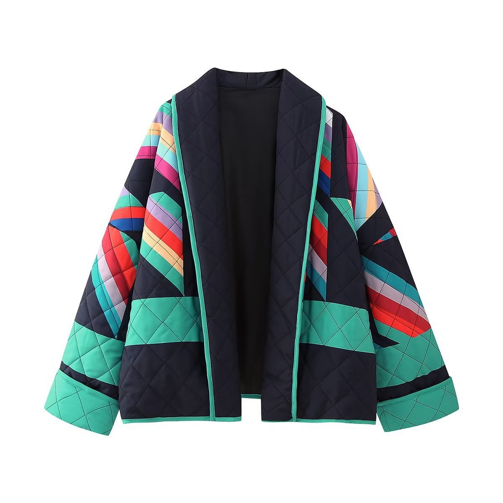 WW | Jacke Weinlese Offene Front Gep Padded Jacke Damenjacke