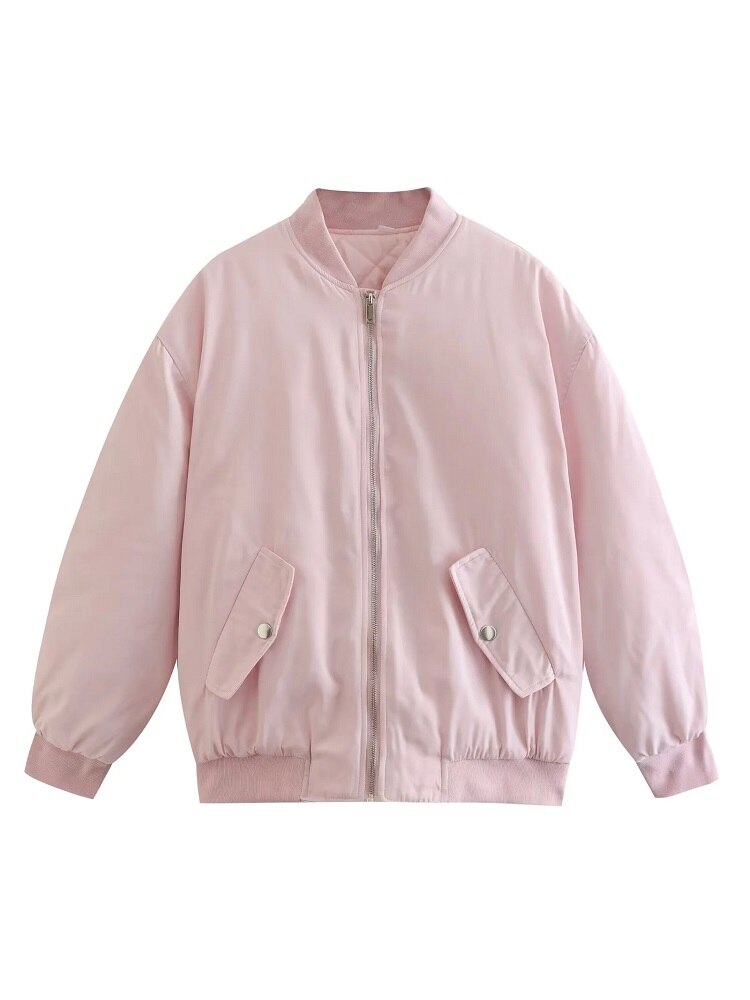 WW | Jacke Frauen Loose Fit Gepolstertes Bomberjacke