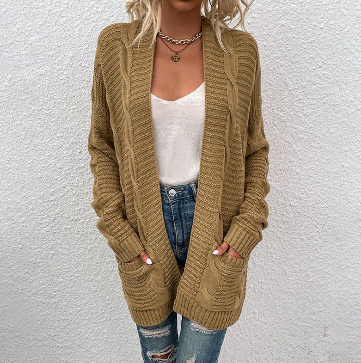 WW | Übergröße Strick Frühlingsjacke