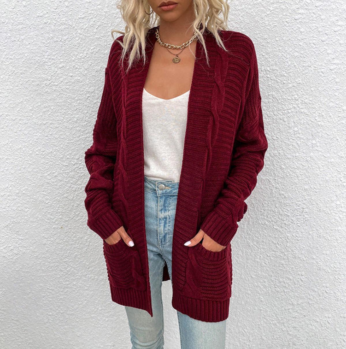 WW | Übergröße Strick Frühlingsjacke