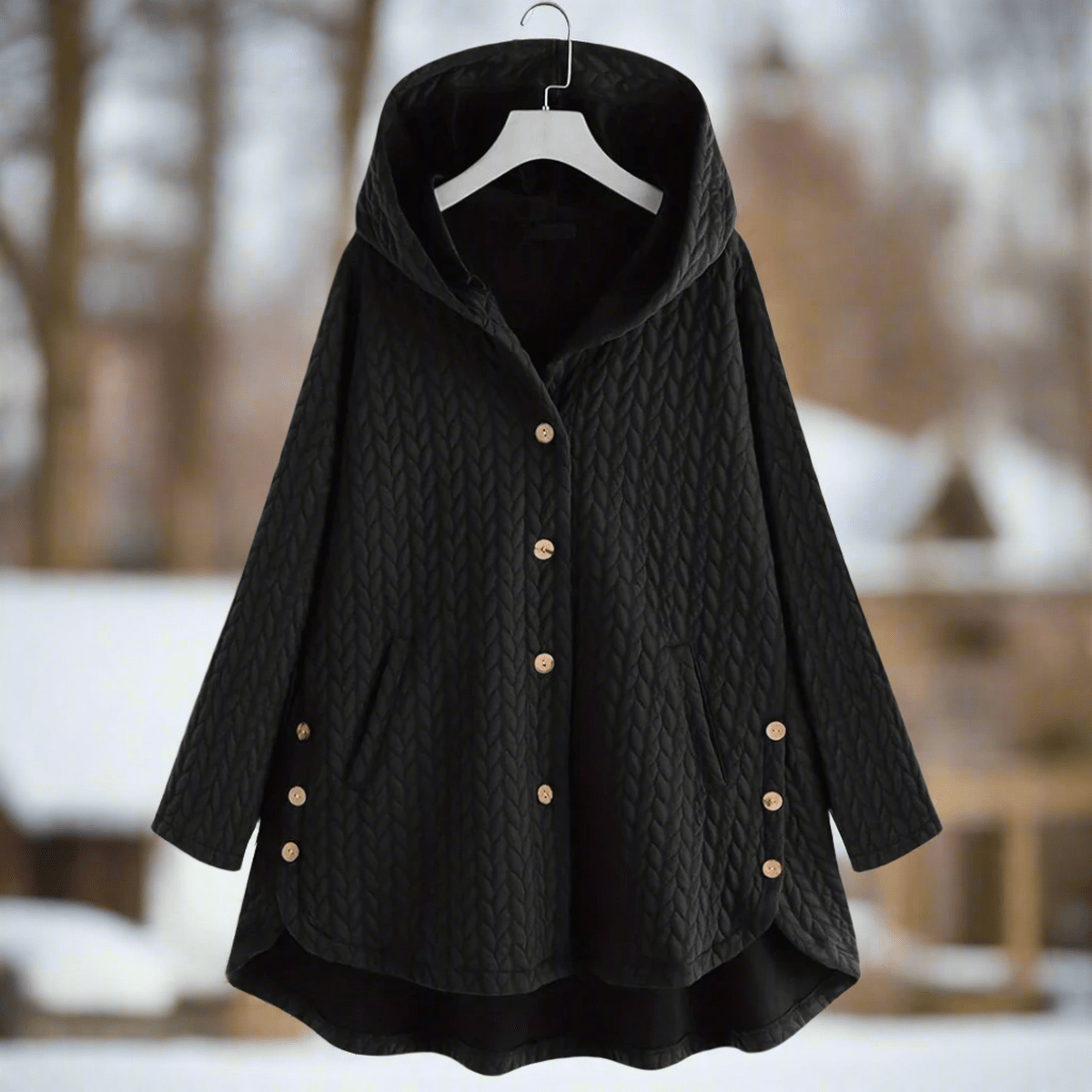 WW | Women's Oversized Quilted Hooded Puffer Jacket