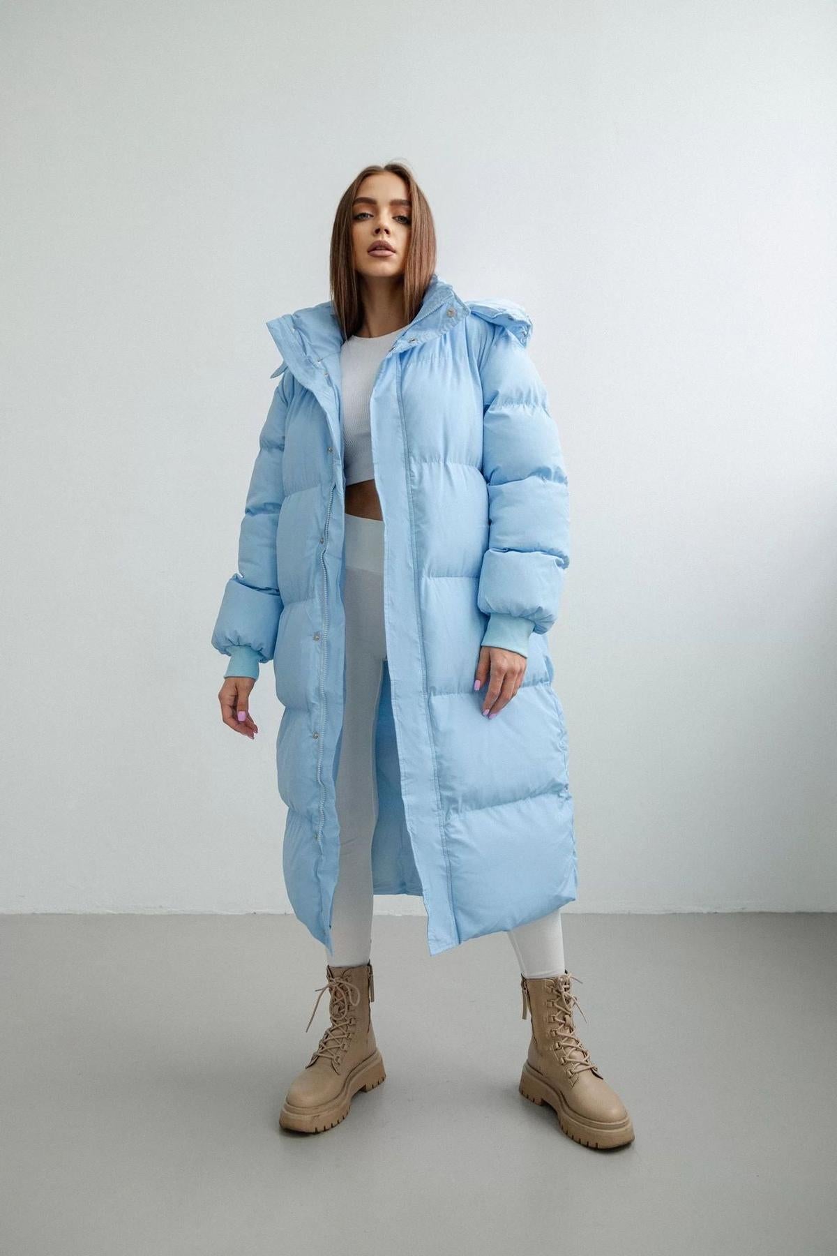 WW | Übergröße Gesteppter Puffer Trenchcoat Für Frauen