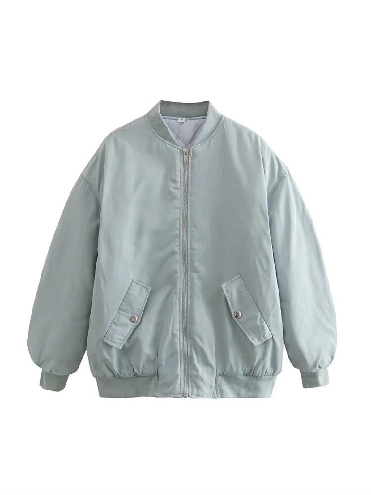WW | Übergroße Tweed Bomberjacke Für Frauen Herbst/winter