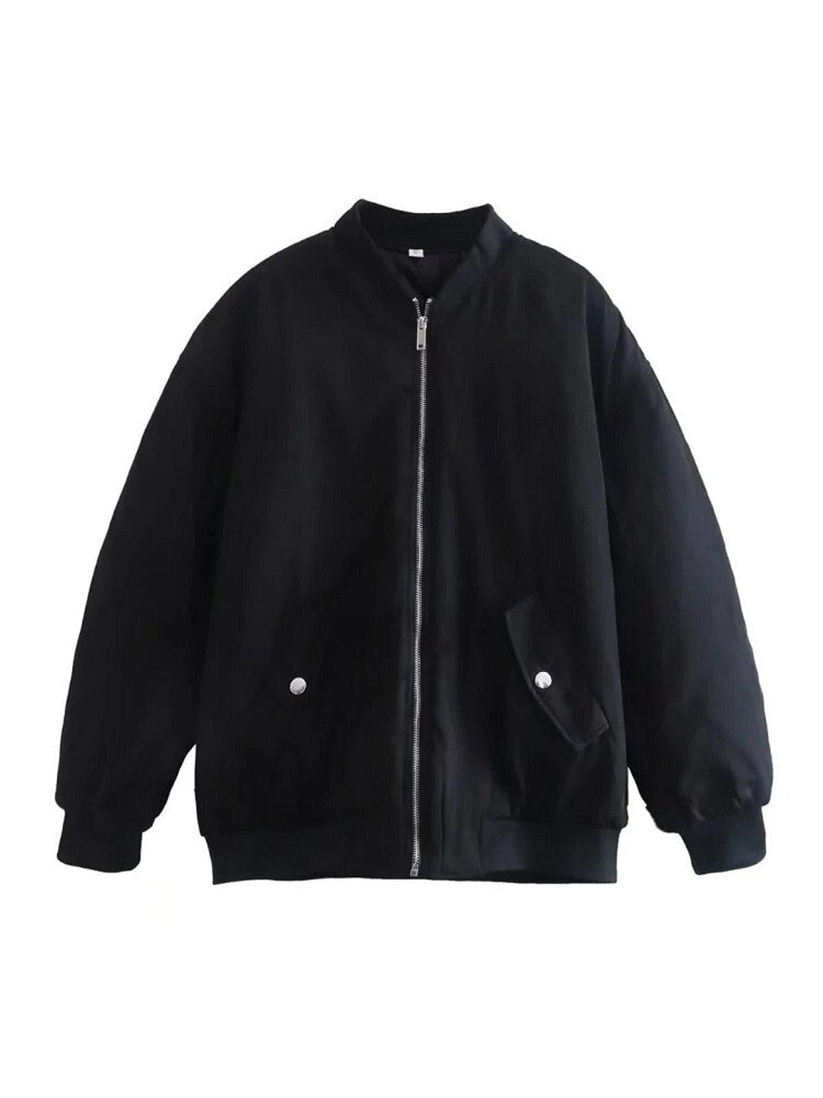 WW | Übergroße Tweed Bomberjacke Für Frauen Herbst/winter