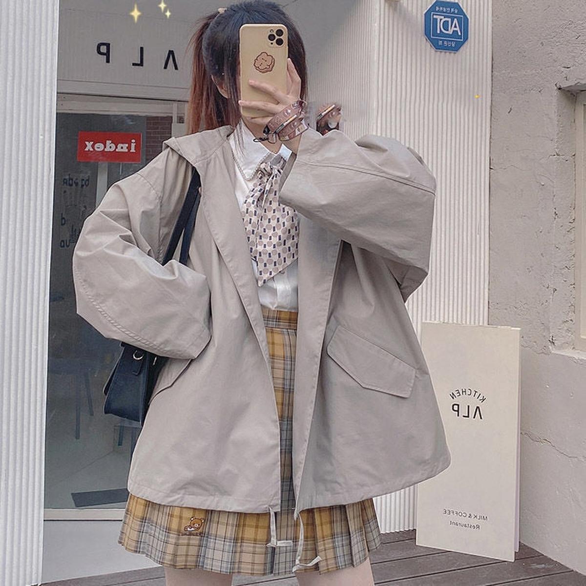 WW | Übergröße Damen Frühlingsjacke Plus Size Modische Außenbekleidung