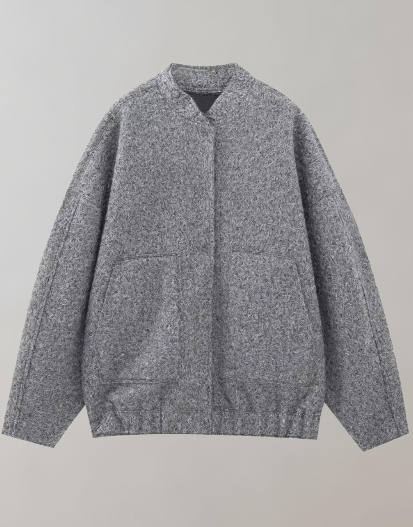 WW | Bomberjacke Lässig mit Knöpfen Jacke Damenjacke